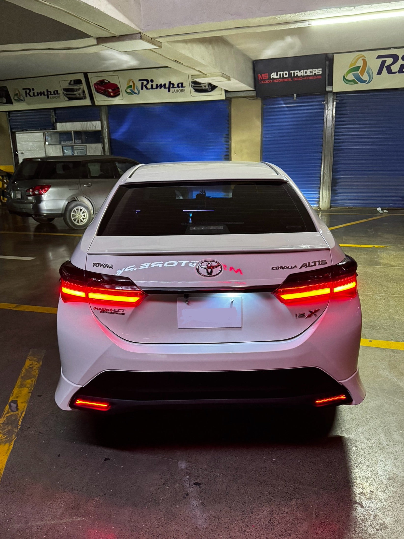 Toyota corolla 2015 Abs plastic lip spoiler non-painted