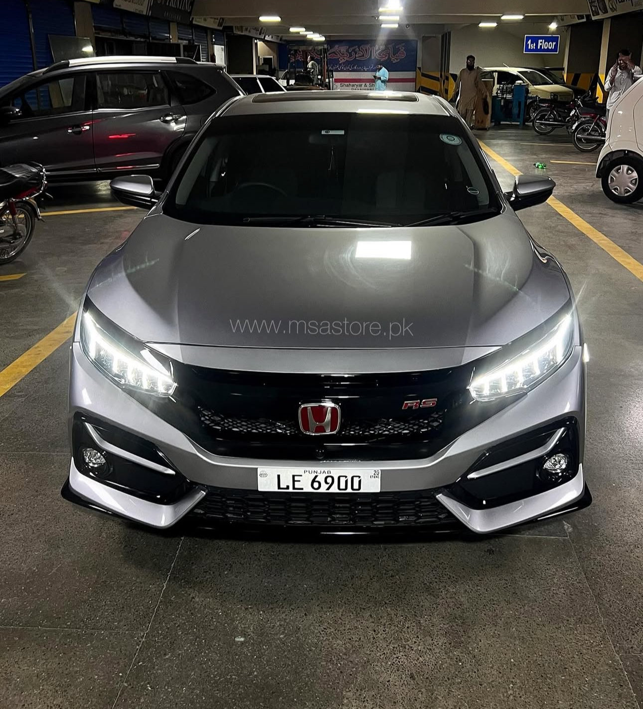 Honda Civic X Si Bumpers Abs Plastic V2