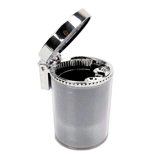 Car Ashtray Portable LED Lamp Smoke Cigarette Ash Holds
