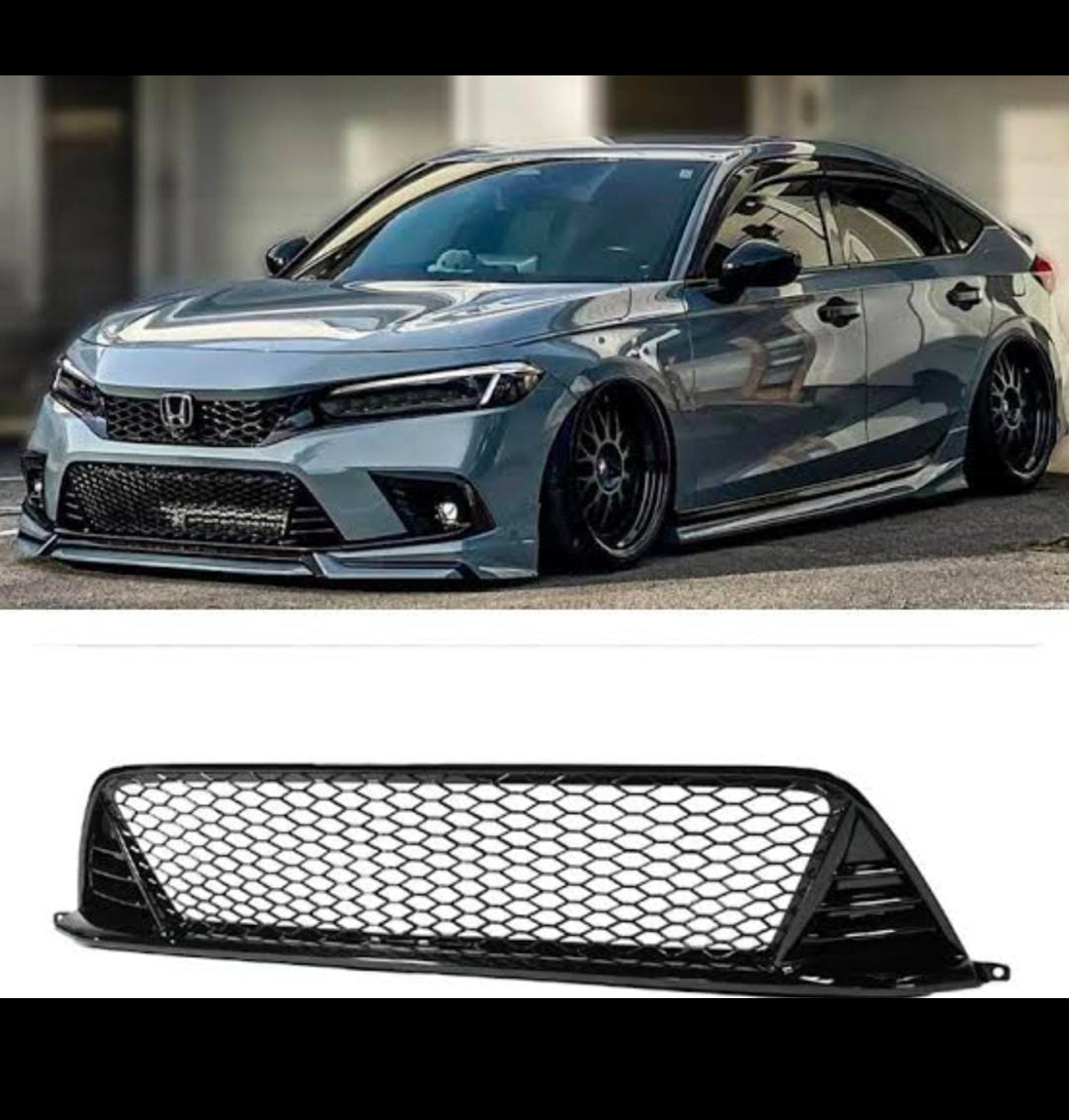 Civic 11th Gen Type R Style Front Lower Grill