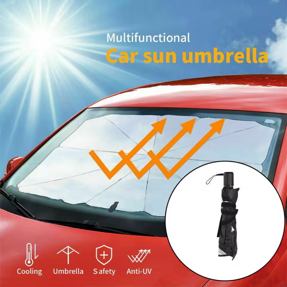 Car Windshield Sunshade - Umbrella Style