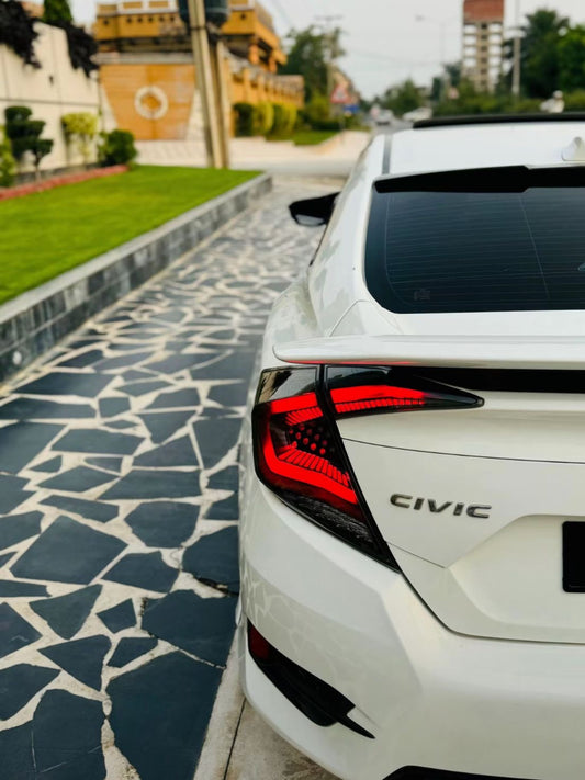 Honda Civic X Snake Style taillights.