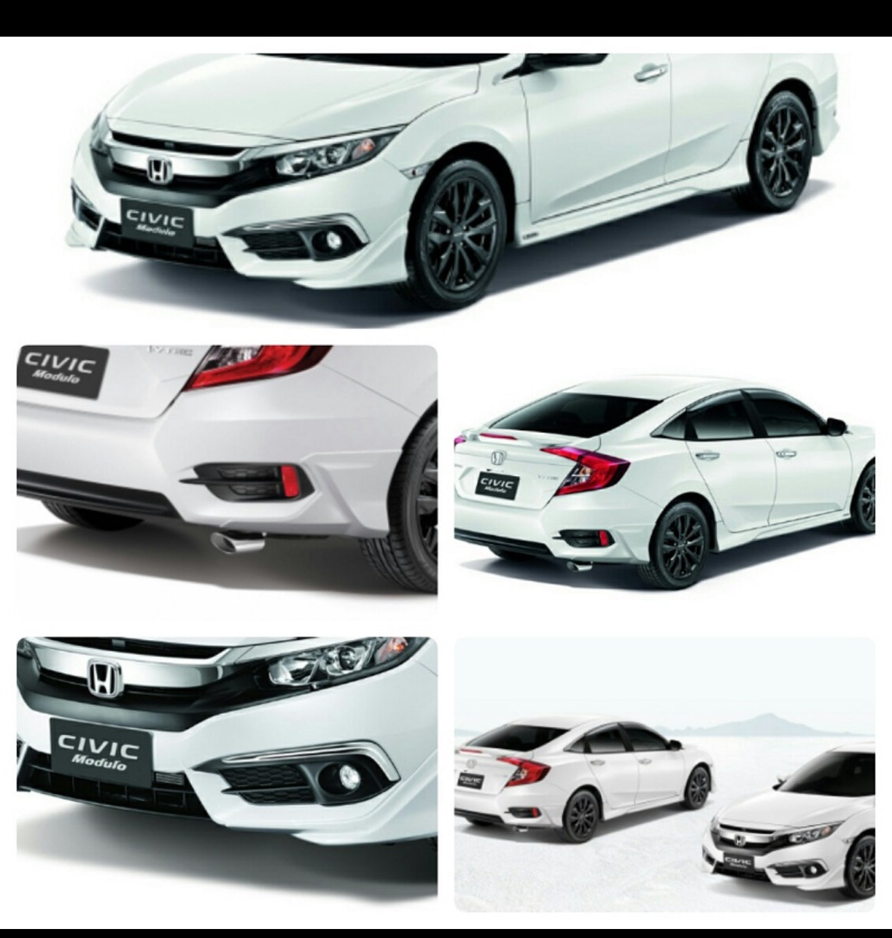 Honda Civic X Modulo Style Abs Plastic Bodykit 6Pcs