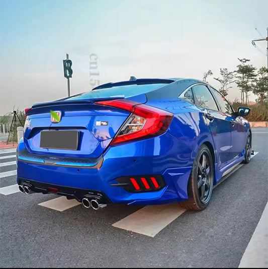 Honda Civic X Lip Spoiler Abs Plastic