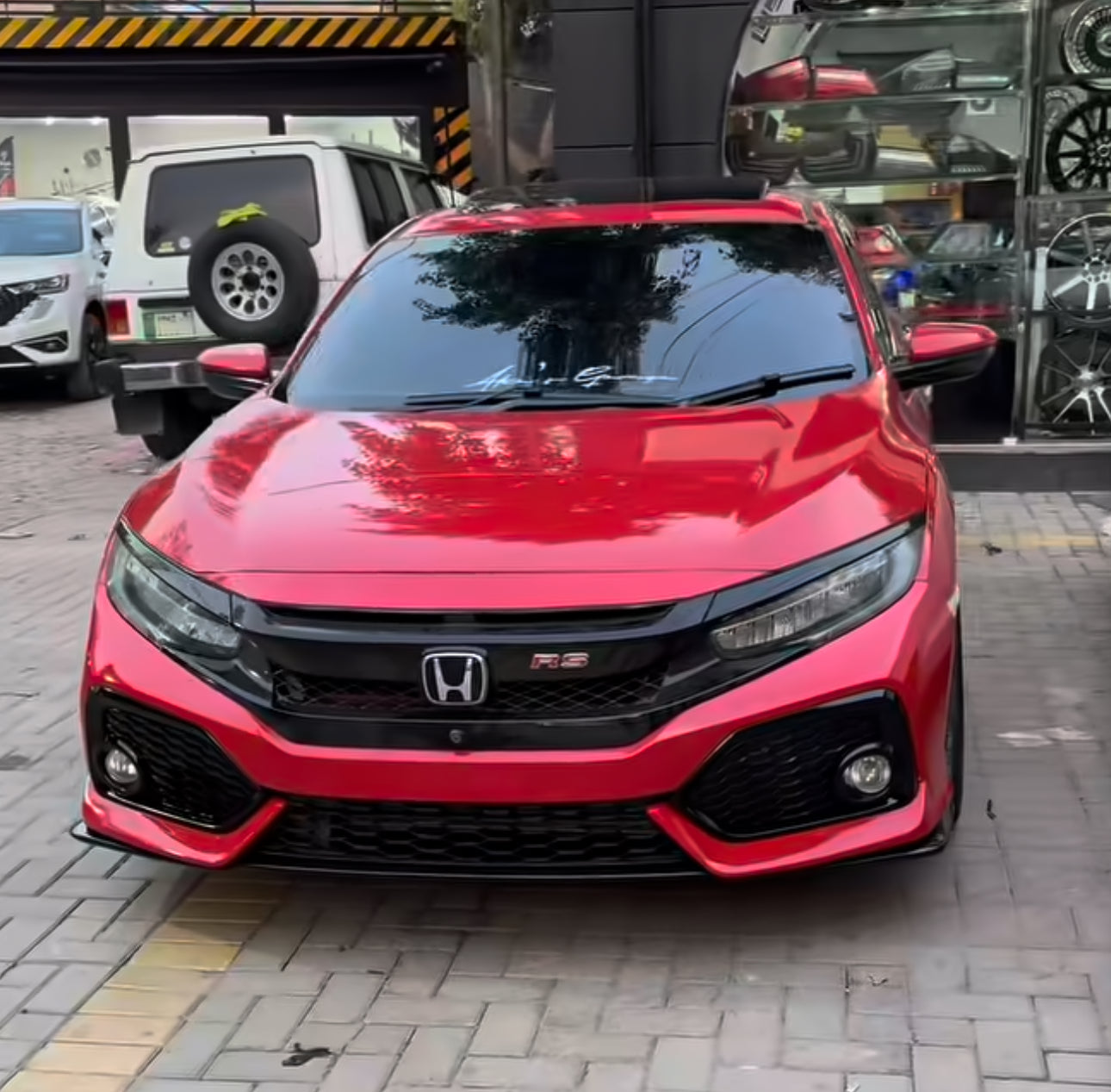 Honda Civic X Si Bumpers Abs Plastic V1