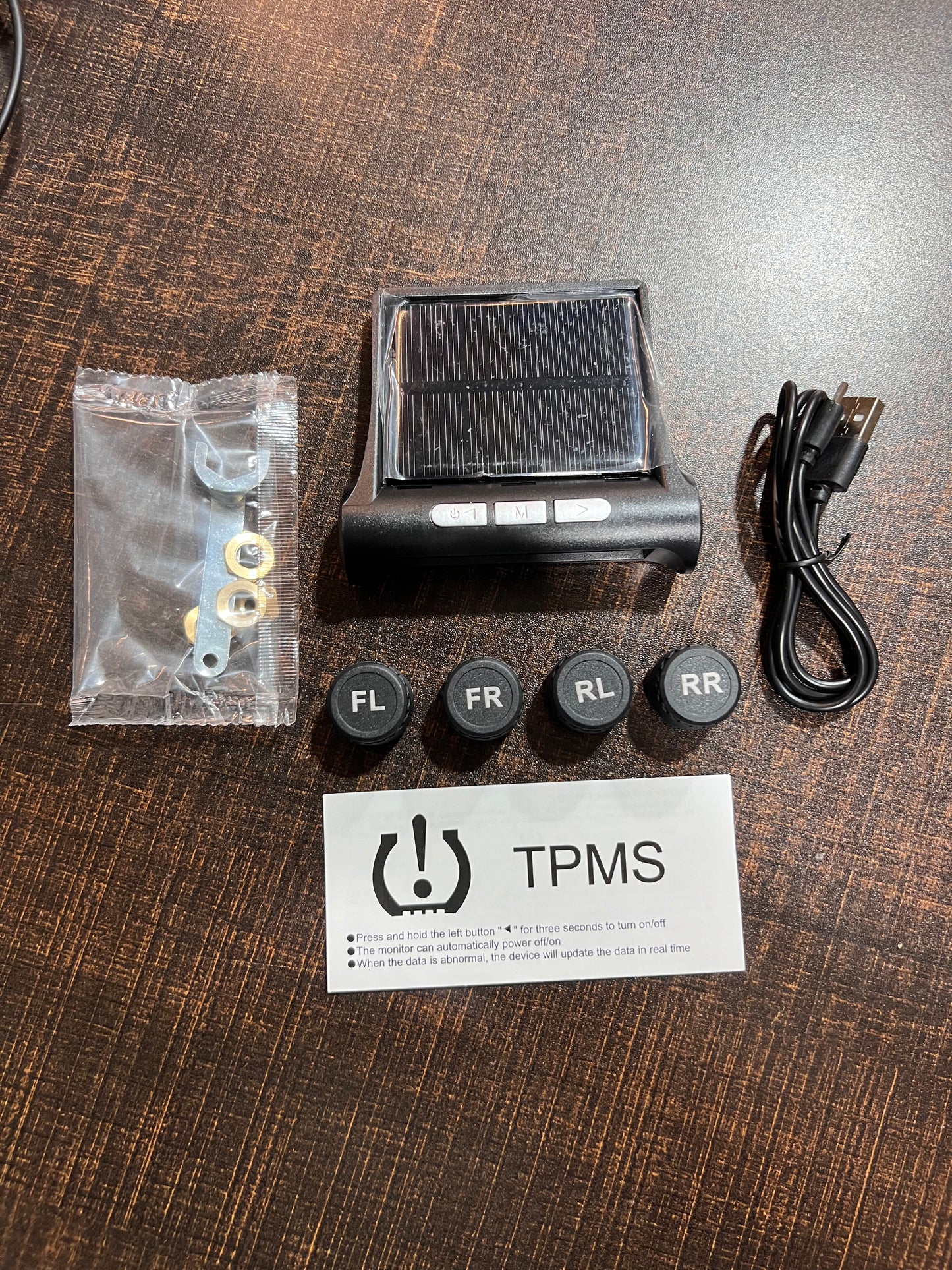 Car Solar Wireless TPMS ( Tyre Pressure Monitor System )