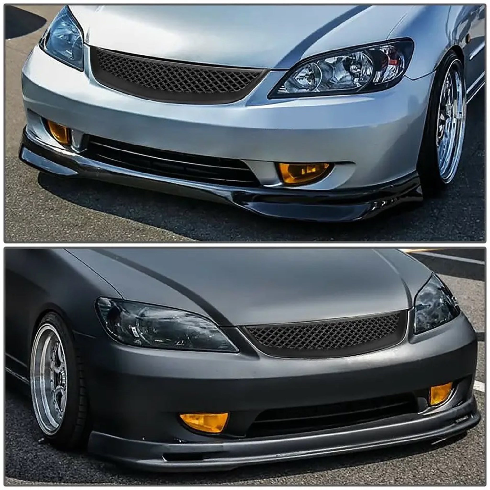 Honda Civic 2005 Abs Plastic Mesh Front Grill