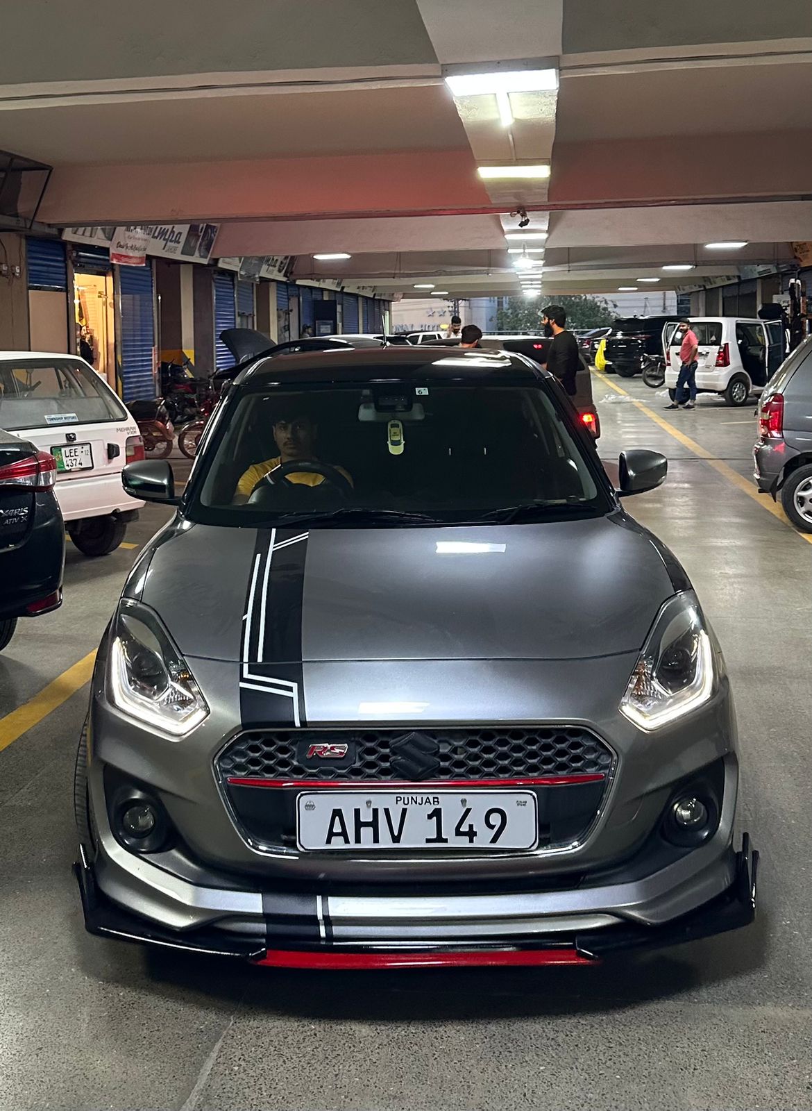 Car Front Bumper Splitter ABS Plastic - 4Pcs