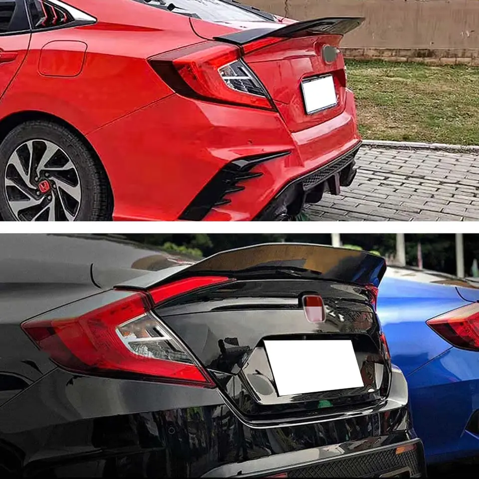 Honda Civic x Ducktail Spoiler Abs Plastic