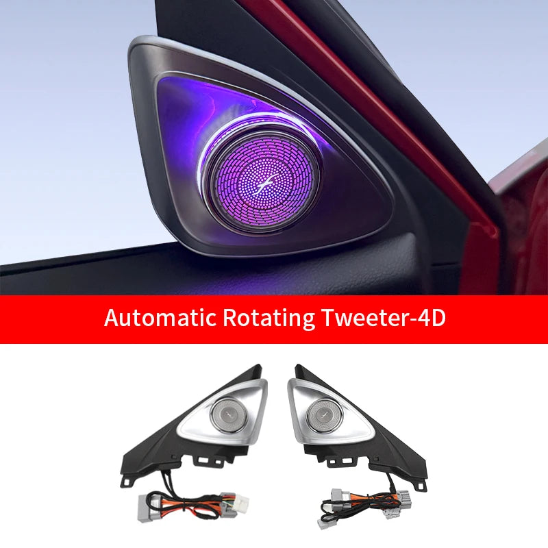 Honda Civic X automatic rotating tweeter with ambient light