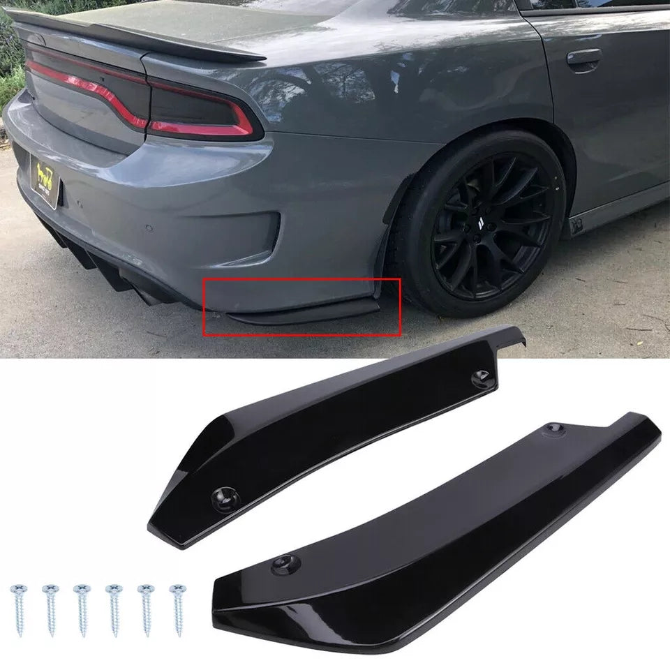 Car Rear Bumper Splitter -  Simple Universal