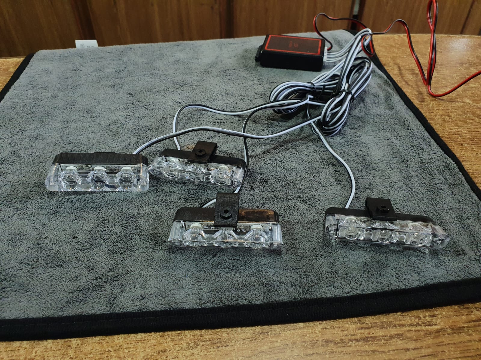 Grill LED Police Light | Red / Blue