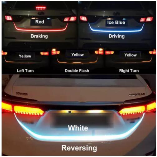 Car Trunk LED Light Flexible Strip Multi Function