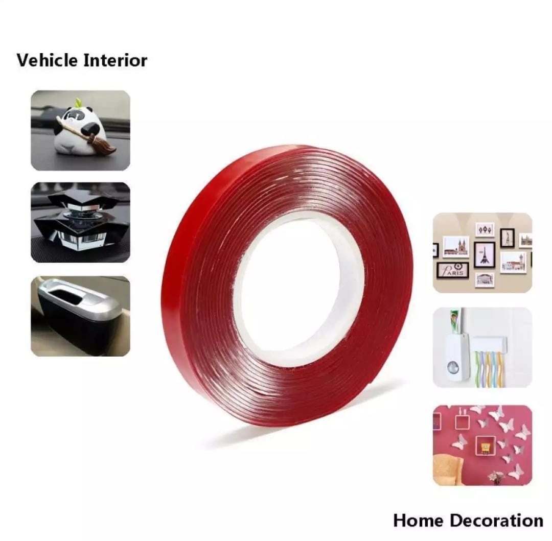 3M Red Double Sided Adhesive Tape - 10mm
