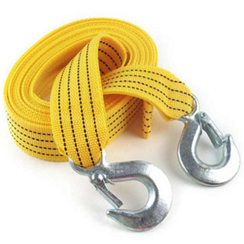 Emergency car tow rope belt 10ft - Multi Color