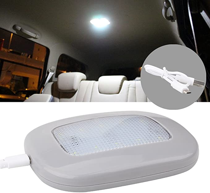 Car Roof Portable Led Light Magnetic function - White