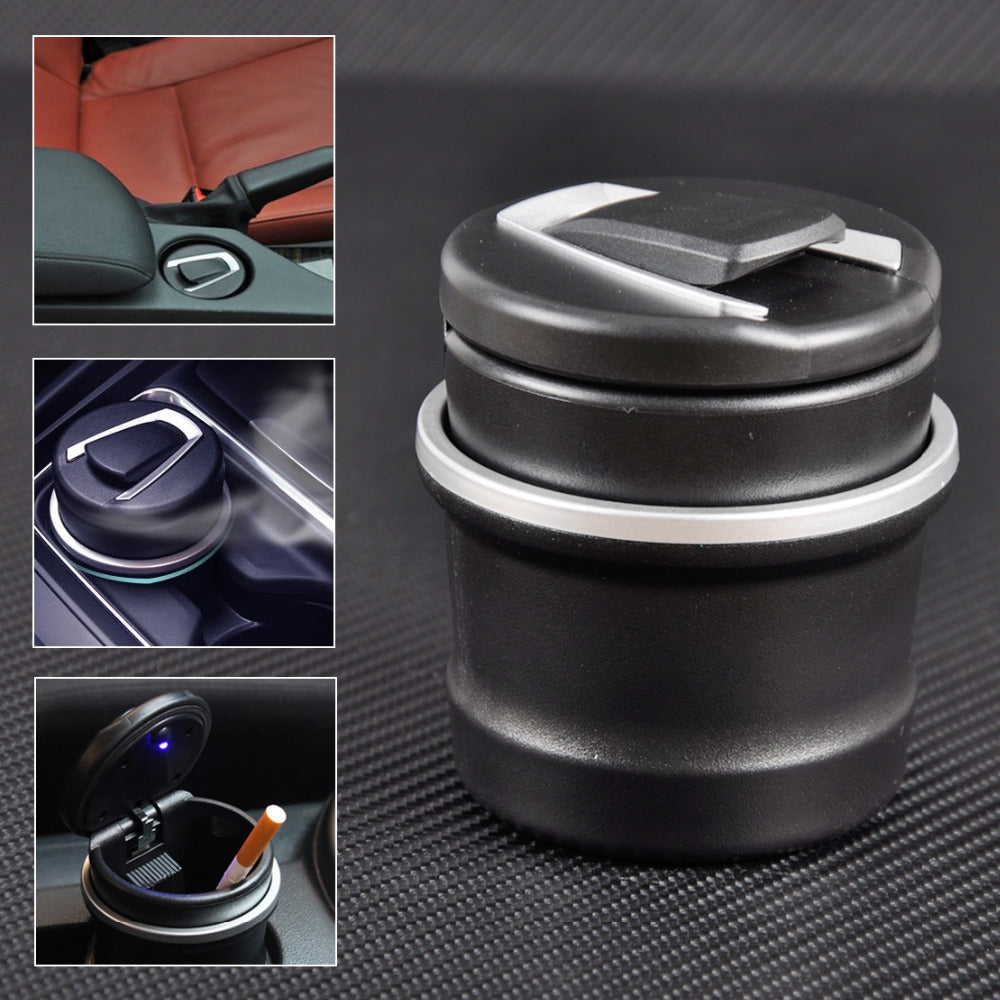BMW Led Ashtray For Car, Office And Home With Storage Cup