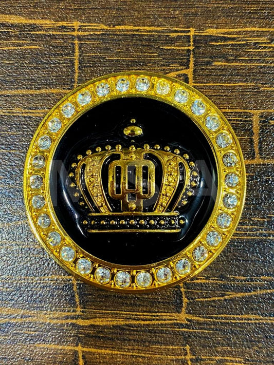 3D King Crown Car Badge Metal Logo