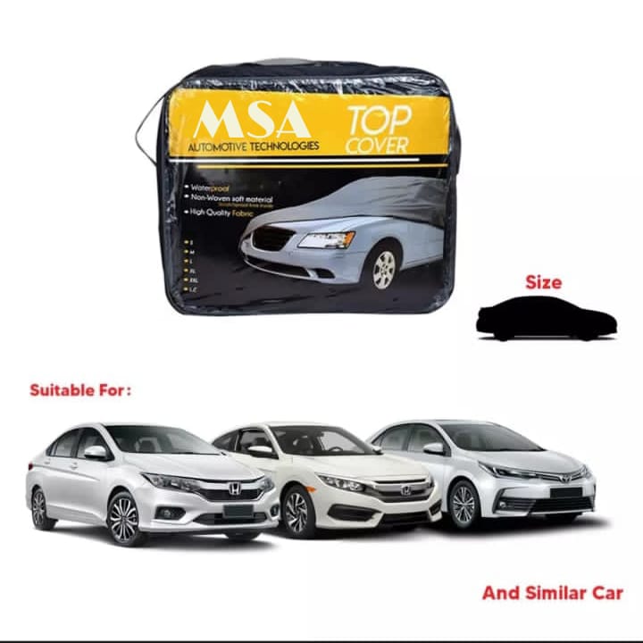 MSA Car Top Cover Non Woven Fabric Dustproof Waterproof