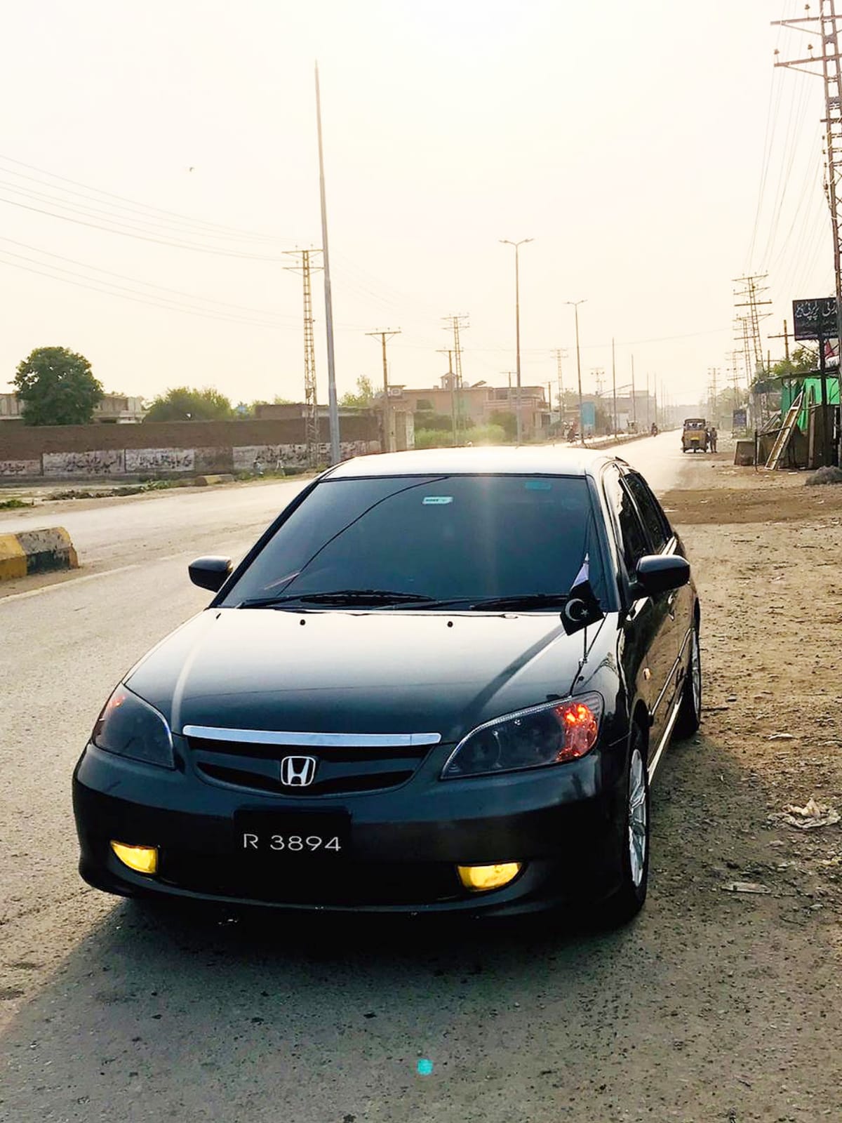 Car Bonnet Flag Rod / Bumper Flag Rod