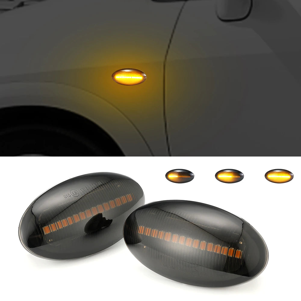Car Hood LED Daytime Running Light Strips Flexible Waterproof