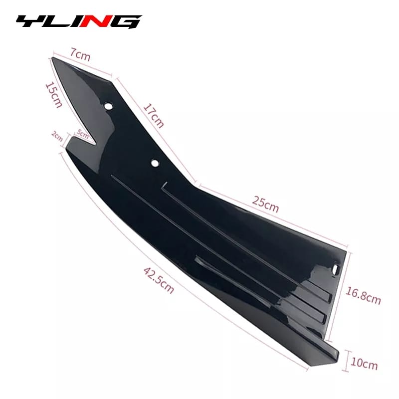 Car Rear Bumper Splitter - Cut Style Universal