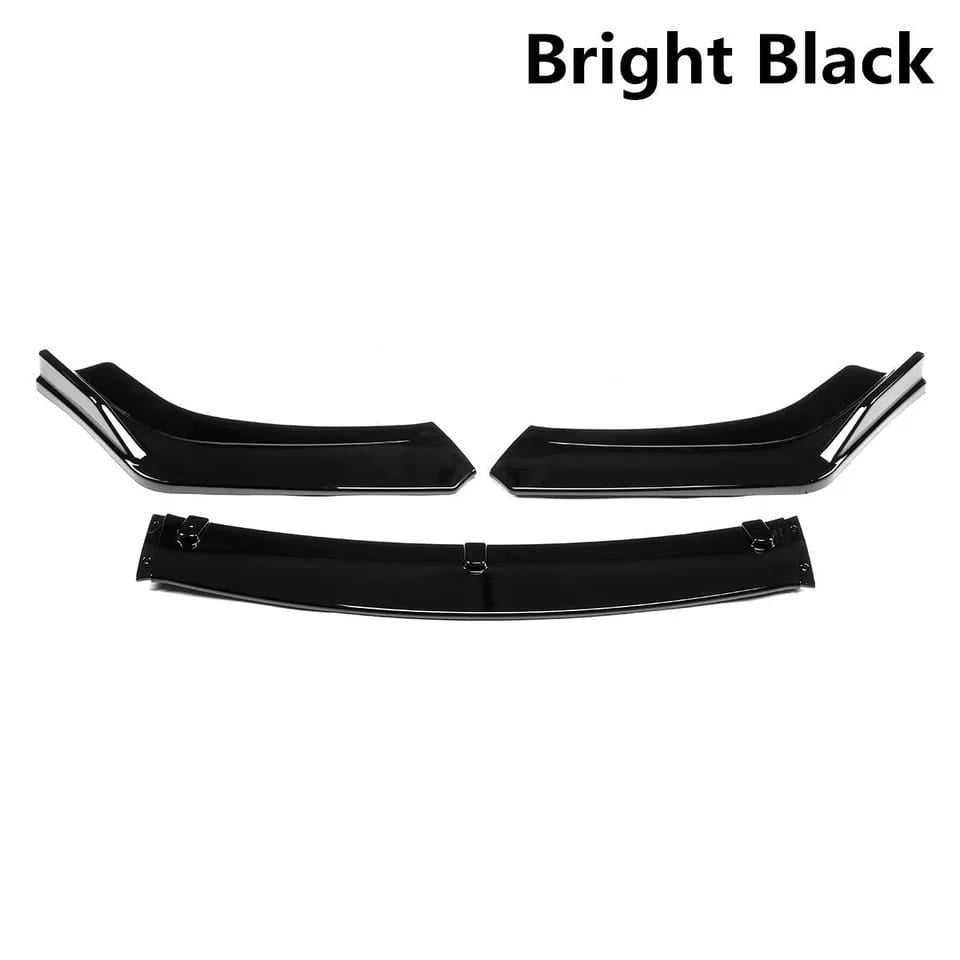 Car Front Bumper Splitter ABS Plastic - Center 3 Dot - 3Pcs