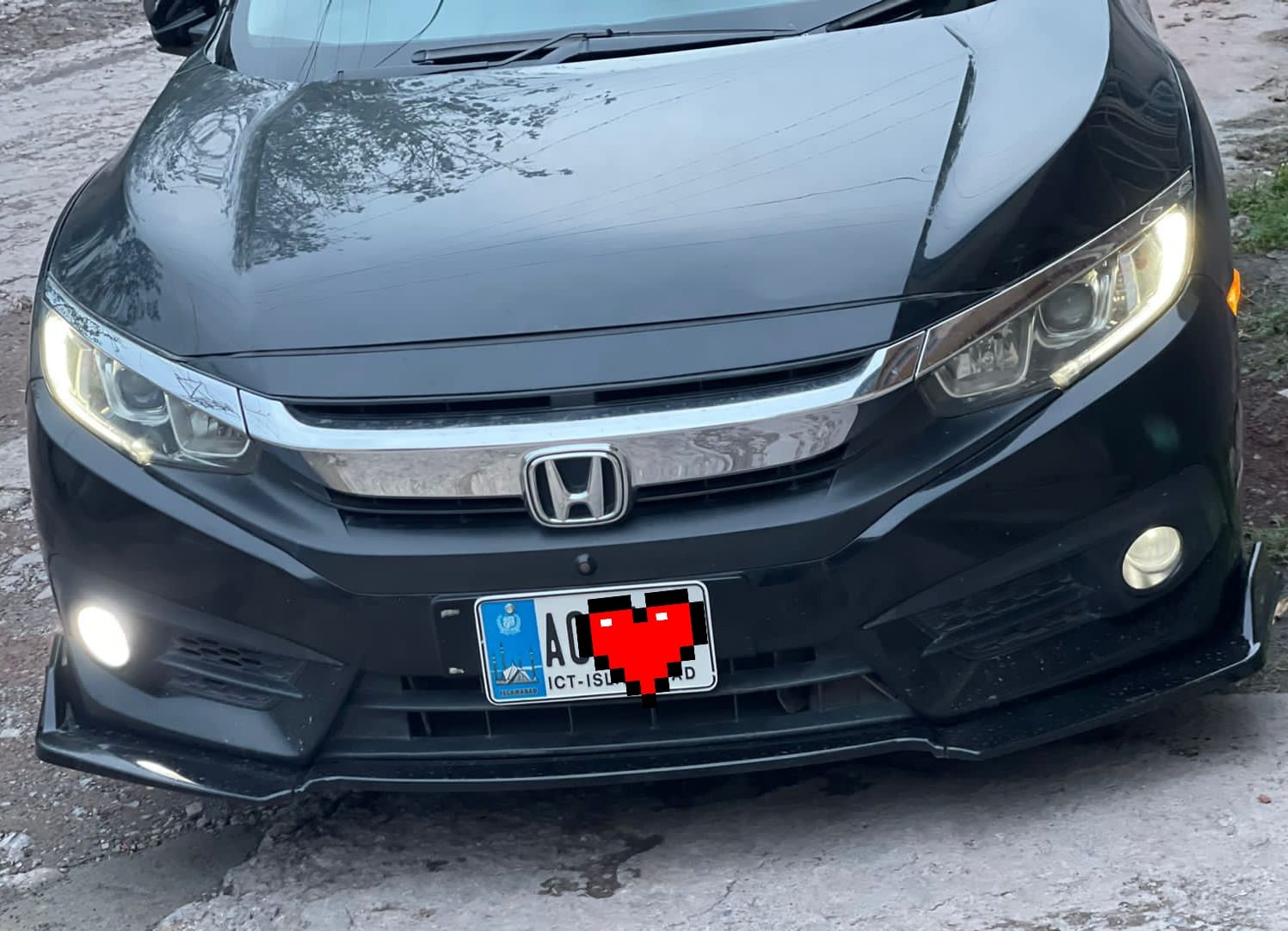 Car Front Bumper Splitter ABS Plastic - Batman Style - 3Pcs