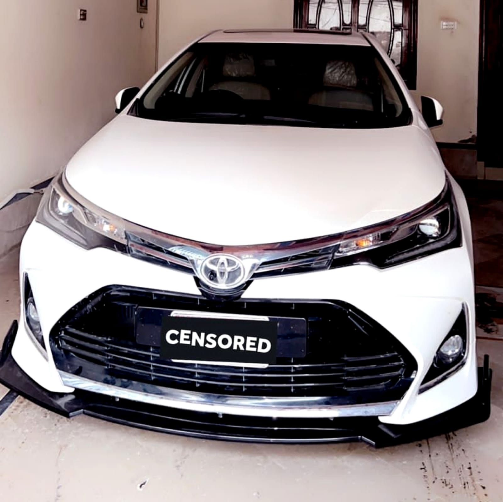 Car Front Bumper Splitter ABS Plastic - Center 3 Dot - 3Pcs