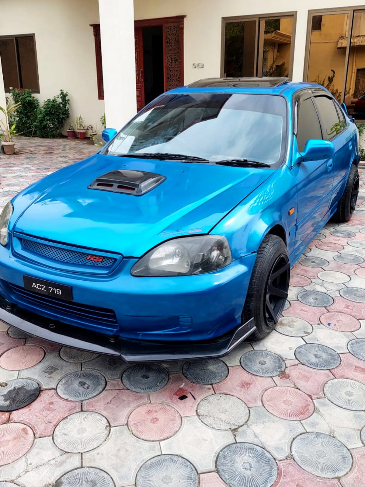 Car Front Bumper Splitter ABS Plastic - Center 3 Dot - 3Pcs