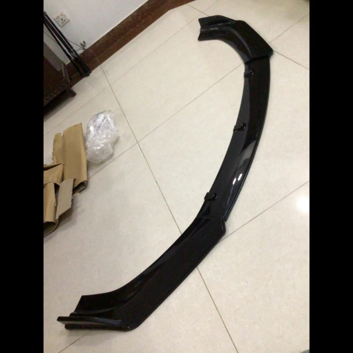 Car Front Bumper Splitter ABS Plastic - Center 3 Dot - 3Pcs