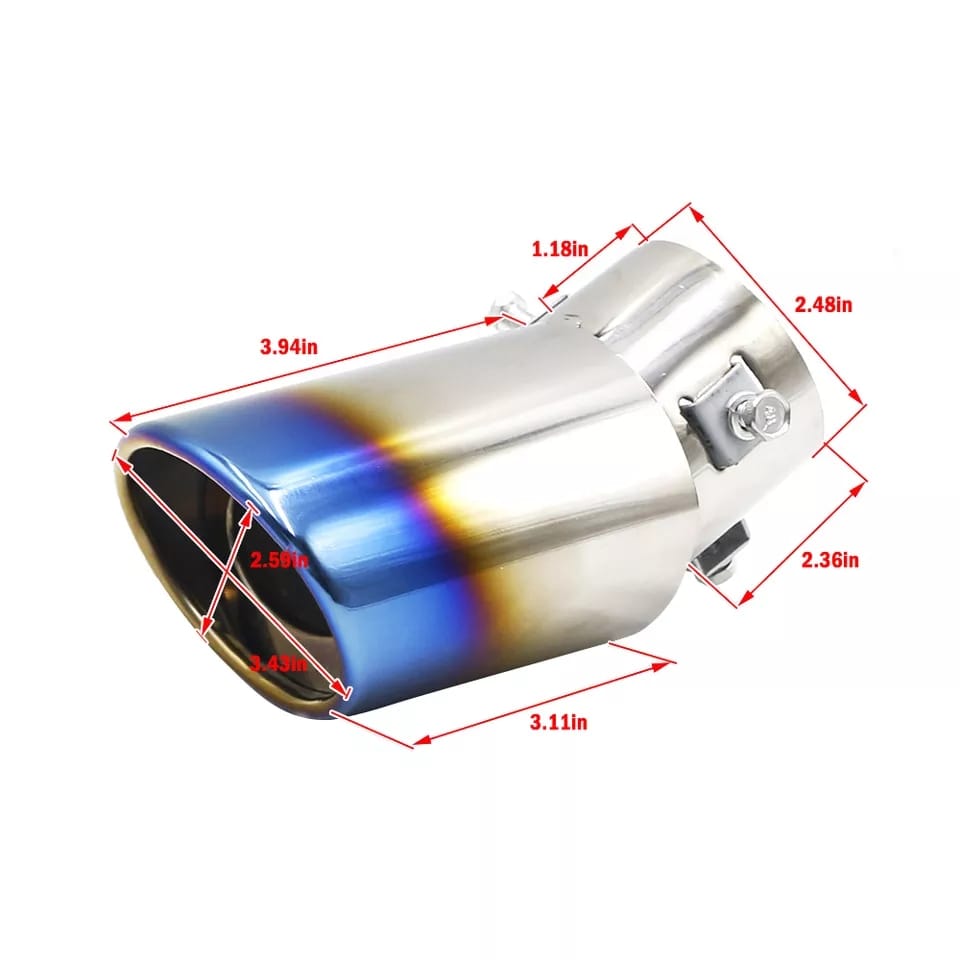 Car Modified Stainless Steel Exhaust Tip