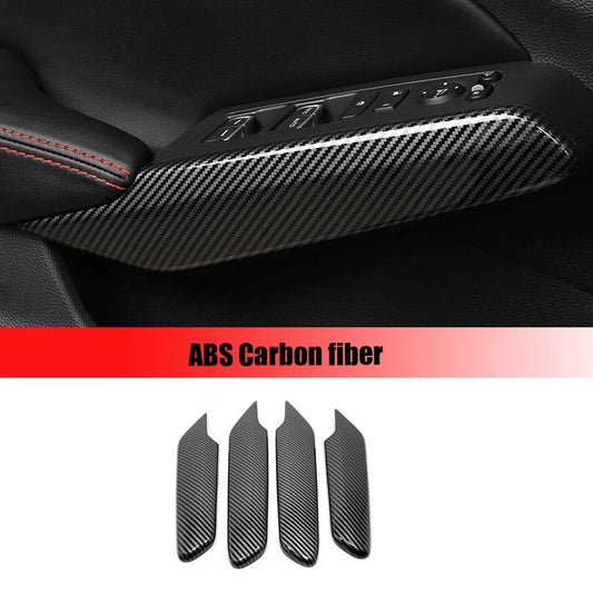 Honda Civic 2022 Carbon Fiber Door Window Control Panel Side Trims
