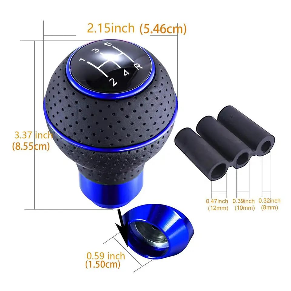 5 Speed Universal Aluminium Car Gear Shift Knob