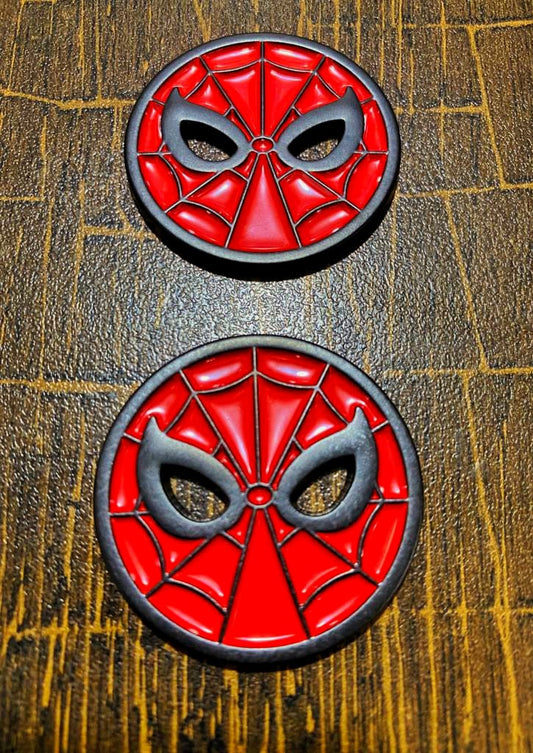 3D Mini Spider Car Badge Metal Logo - 2 PCs