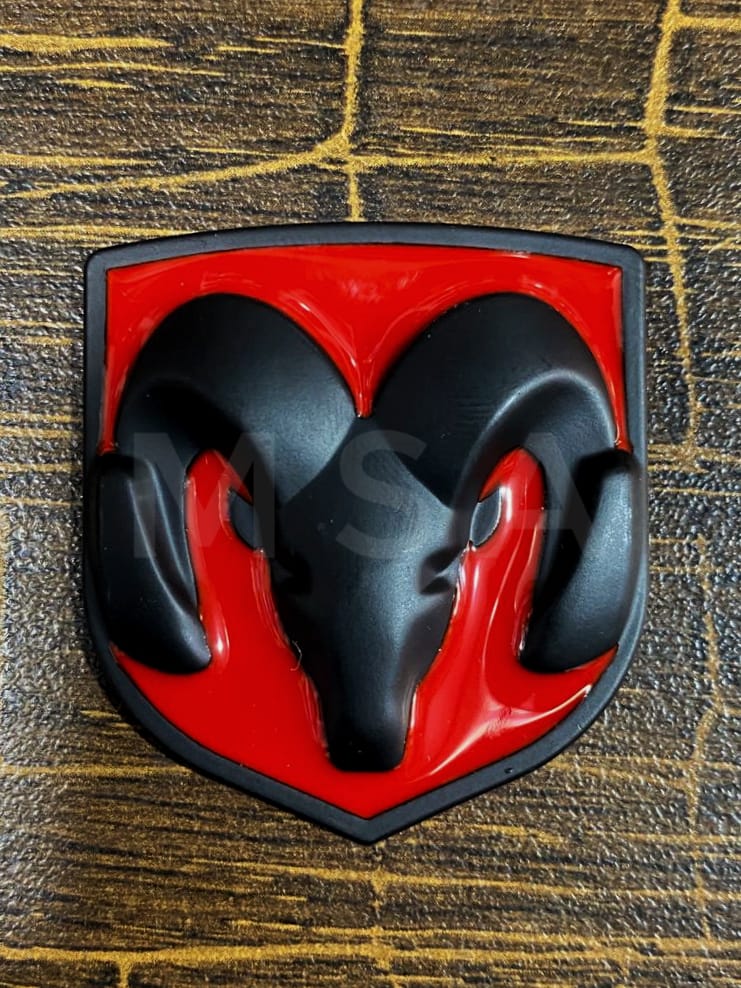 3D Markhor Car Badge Metal Logo