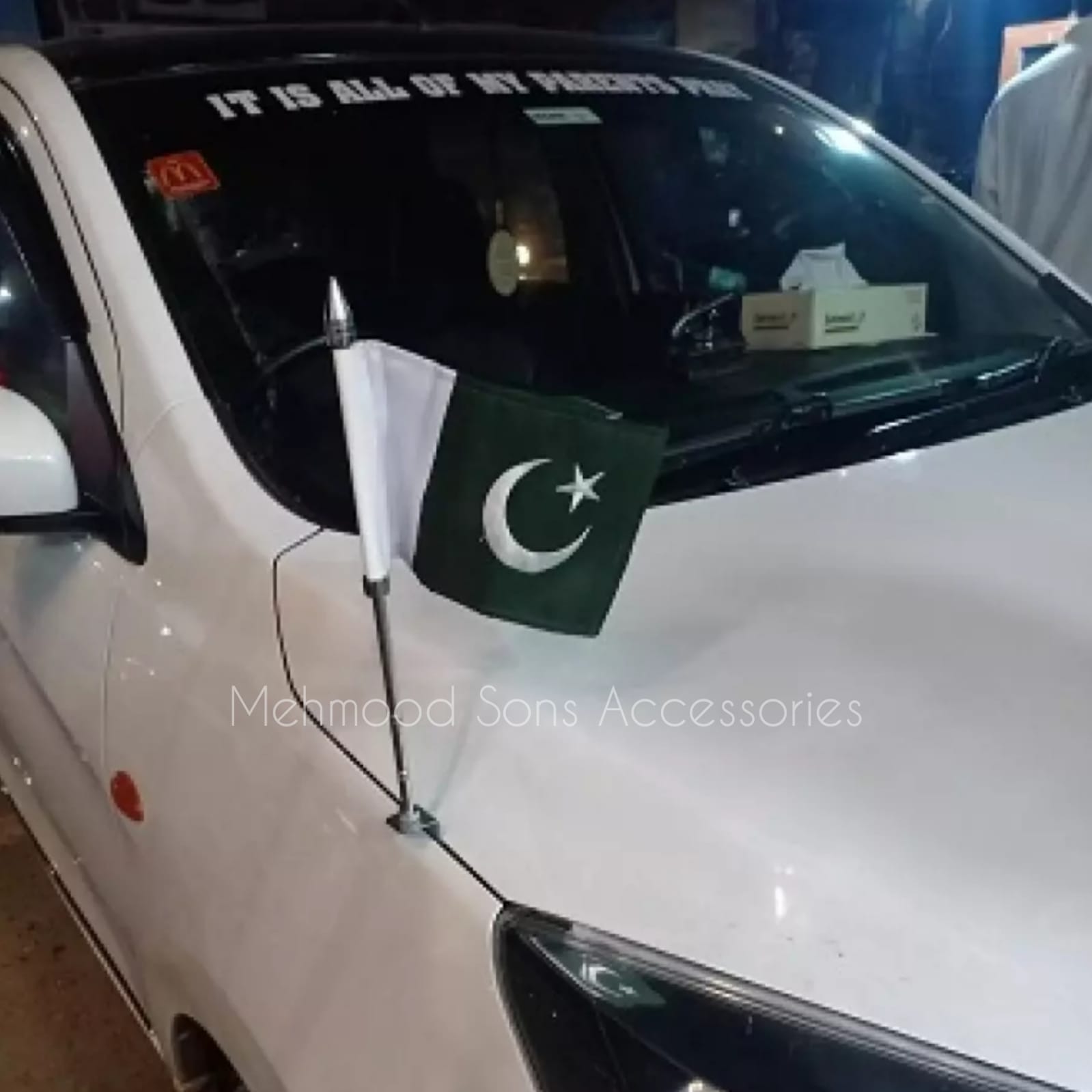 Car Bonnet Flag Rod / Bumper Flag Rod