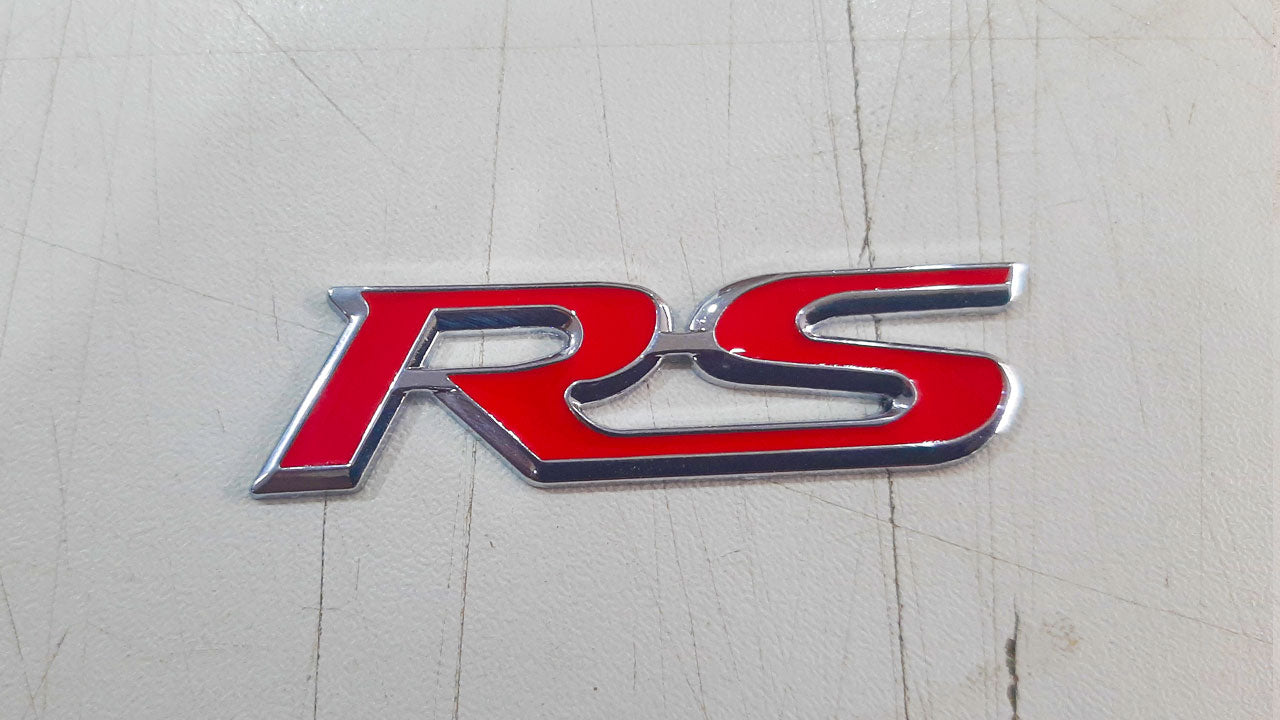 3D RS Car Badge Metal Logo