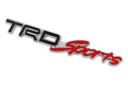 3D Trd Sports Car Badge Metal Logo