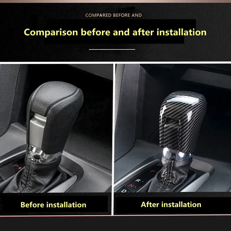 Honda Civic X Carbon Fiber Gear Cover Trim