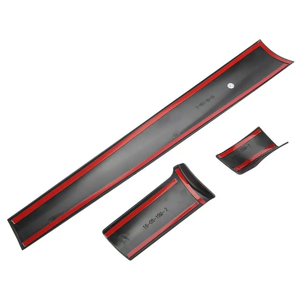 Honda Civic X Carbon Fiber Interior Front Dashboard Trims - 3 Pcs