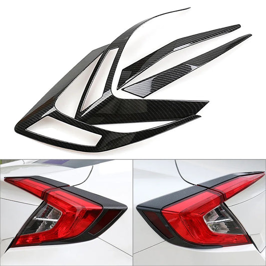 Honda Civic X Carbon Fiber Tail Lights Trims