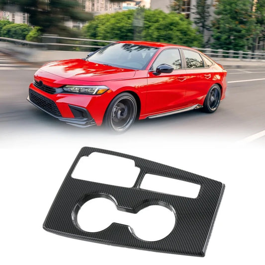 Honda Civic 2022 Carbon Fiber Center Console Gear Panel Trim Cover